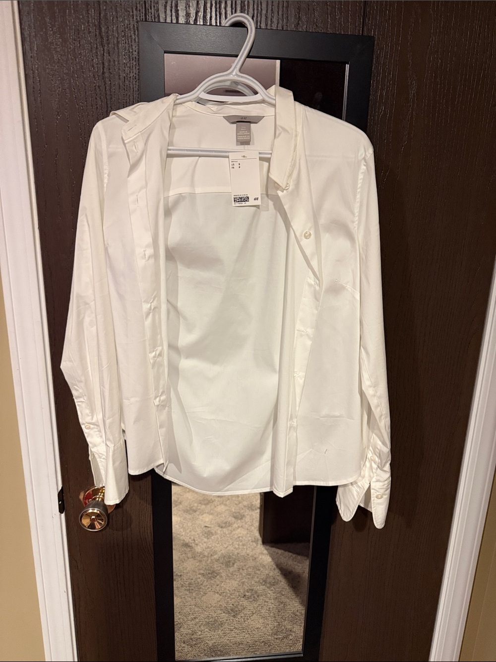 H&M White Women's Button-Up Blouse